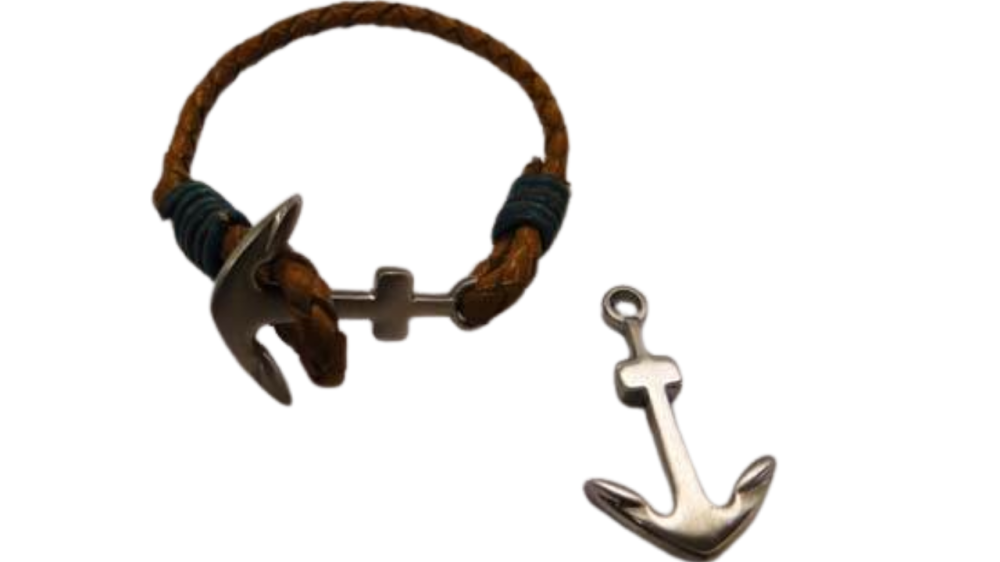 Stainless Steel Anchor Clasp-MGST-206-4mm