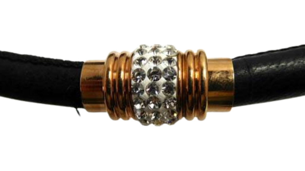 Stainless Steel Magnetic clasp MGST-225-8mm-Rose Gold