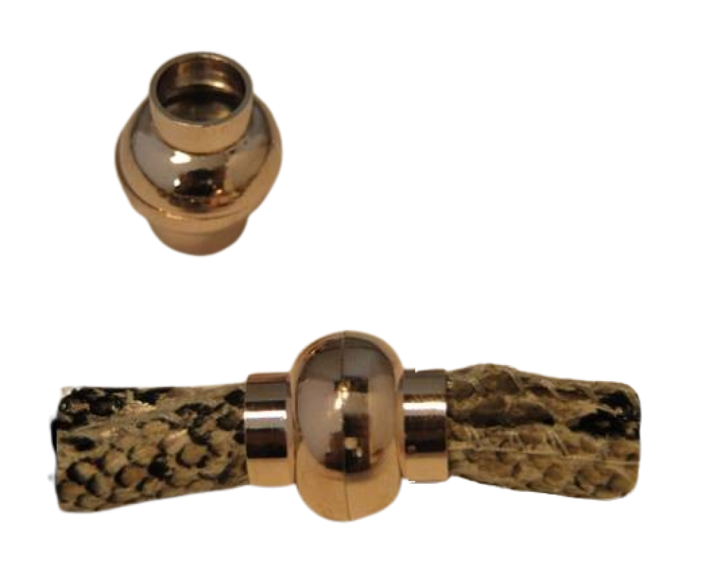 Zamak magnetic clasp: MGL 4 7mm (Rose Gold)