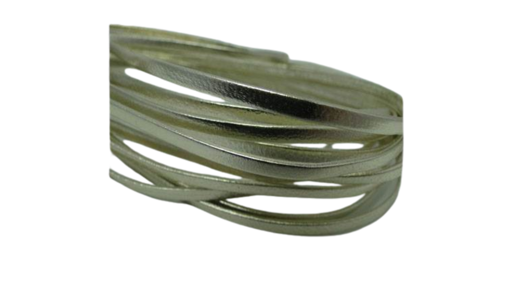 Nappa Leather Flat -3mm-Platinum