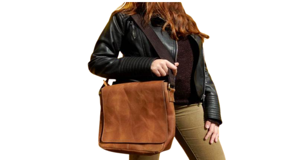 LeatherBag24 - Messanger Bag - Camel