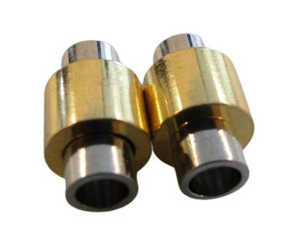 Zamak magnetic claps: MGL-2 5mm (SILVER AND GOLD)