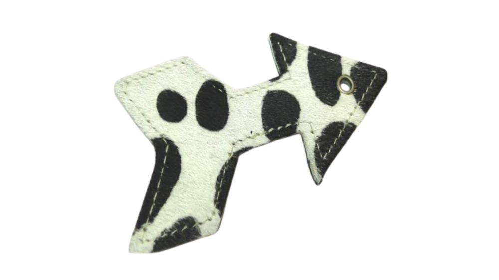 KC-Key Cord Arrow Shape 8cm Cow