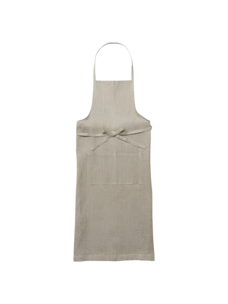 White Apron with Bow