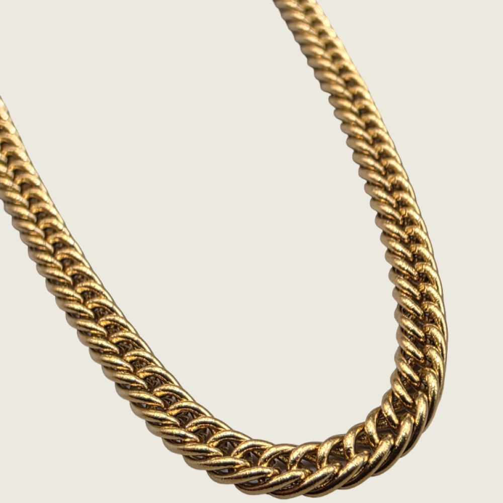 Panzer Chain Necklace - Gold - 3mm - Item 1001