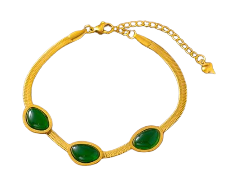 Gold plated stainless steel Bracelets - 31