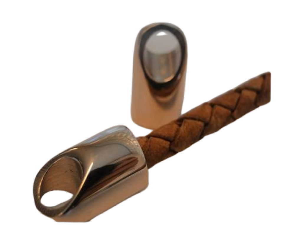 Stainless steel part for leather: SSP56 5mm (ROSE GOLD)