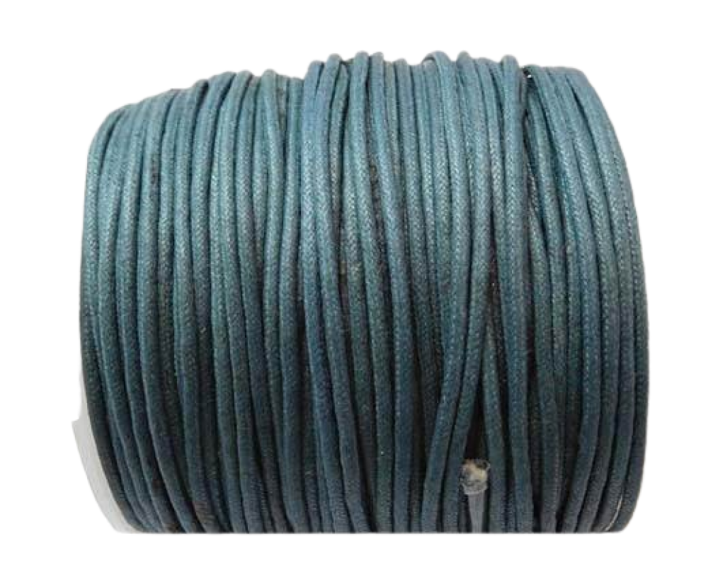 Wax Cotton Cords - 1,5mm - Ink Blue