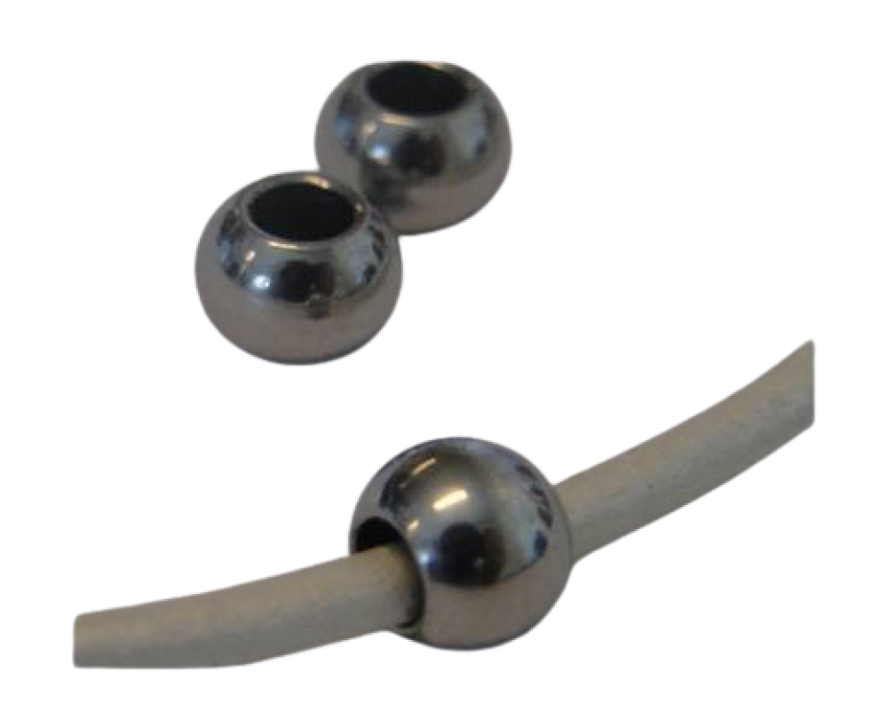 Stainless steel part for round leather SSP-37-3mm-Steel