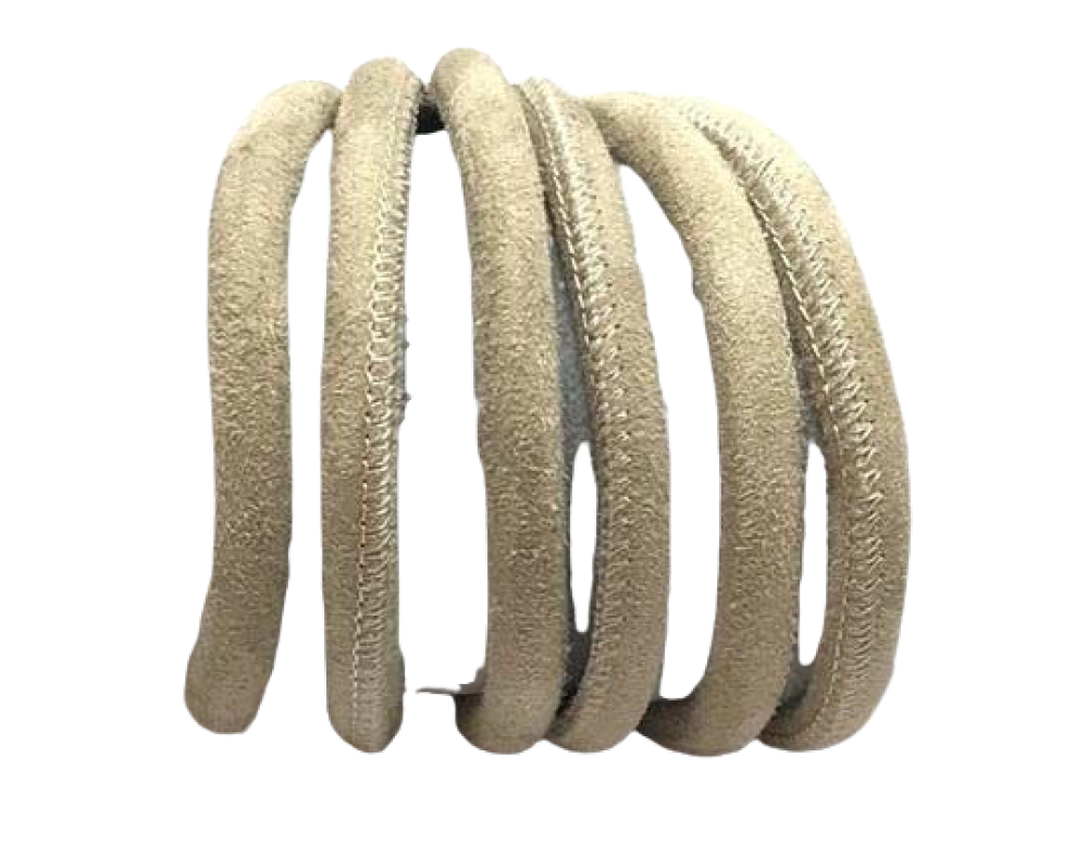 Real Nappa Suede Round-6mm-Beige