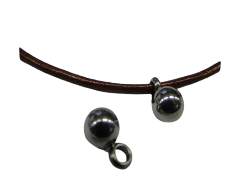 Stainless steel charms SSP-381-6mm-steel