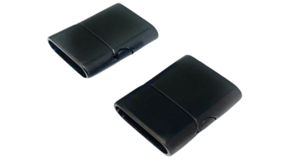 Stainless Steel Magnetic Clasp: MGST-32 18*5mm (black matt)