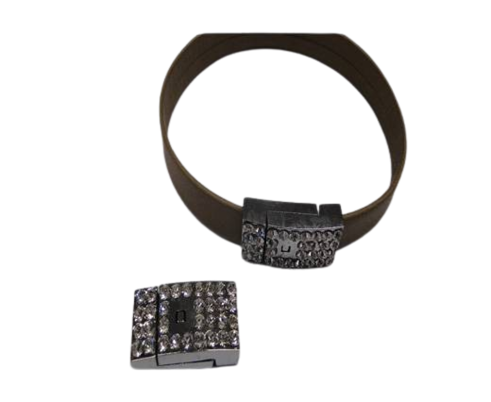 Zamak magnetic clasp: MGL-233 10*3mm (Steel)