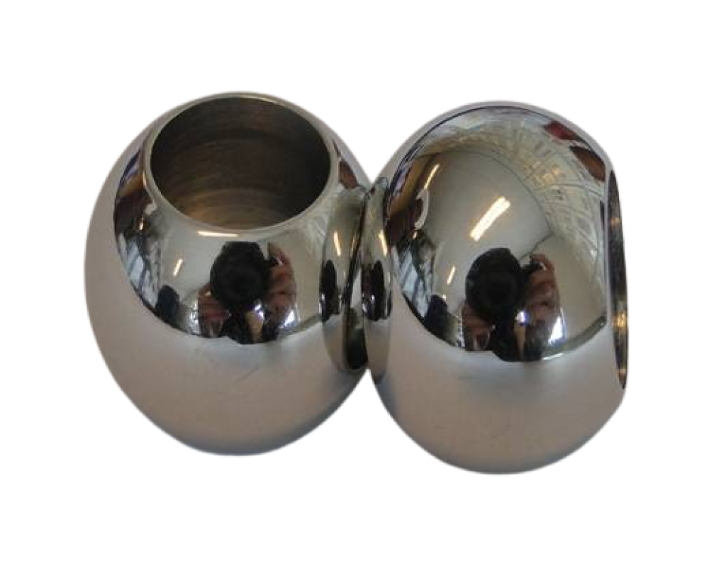 Stainless steel part for leather: SSP-197 10mm (Steel)