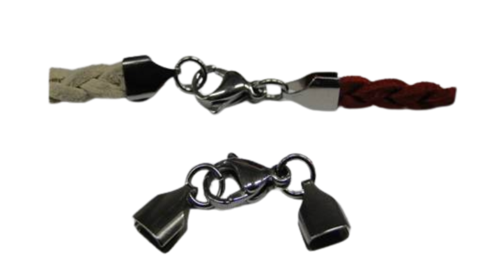 Stainless steel lobster claw clasps -SSP-428-6mm