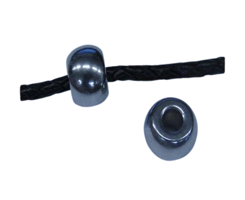 Stainless steel part for round leather: SSP-70 4MM (Steel)