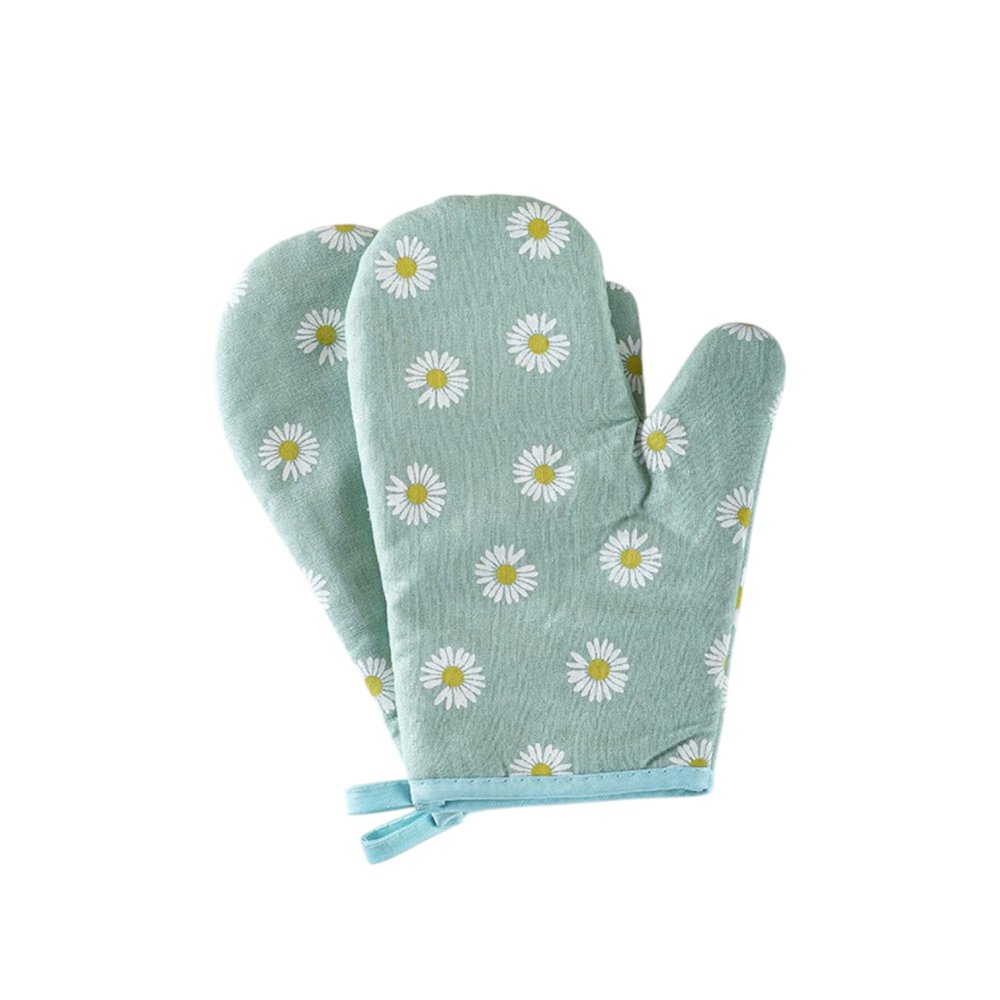 Daisy Pattern Oven Mitt