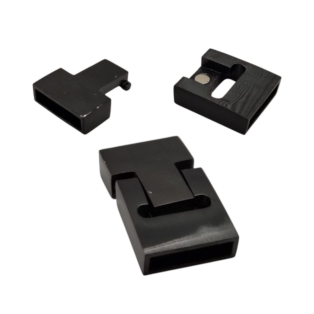 Stainless Steel Magnetic Clasp: MGST-119 15*3.5mm (Steel)