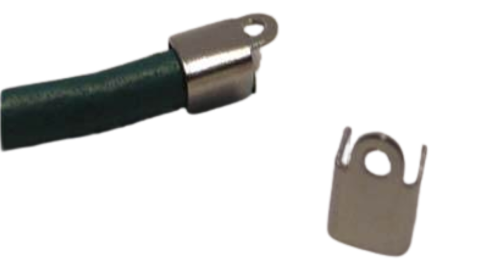 Stainless steel part for leather SSP603- silver