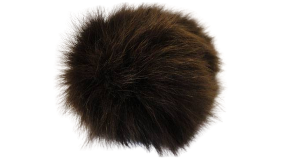 Fox Fur-Dark Brown -14cms