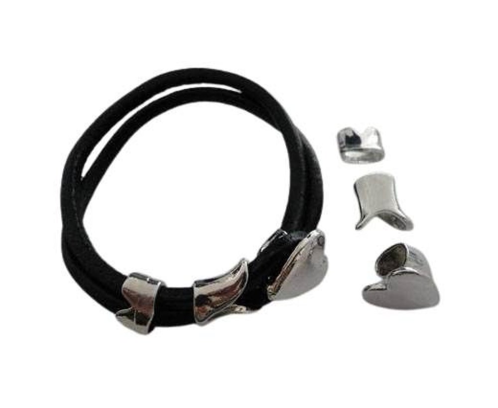 Zamak Open hook clasp ZAML-17-8x5mm