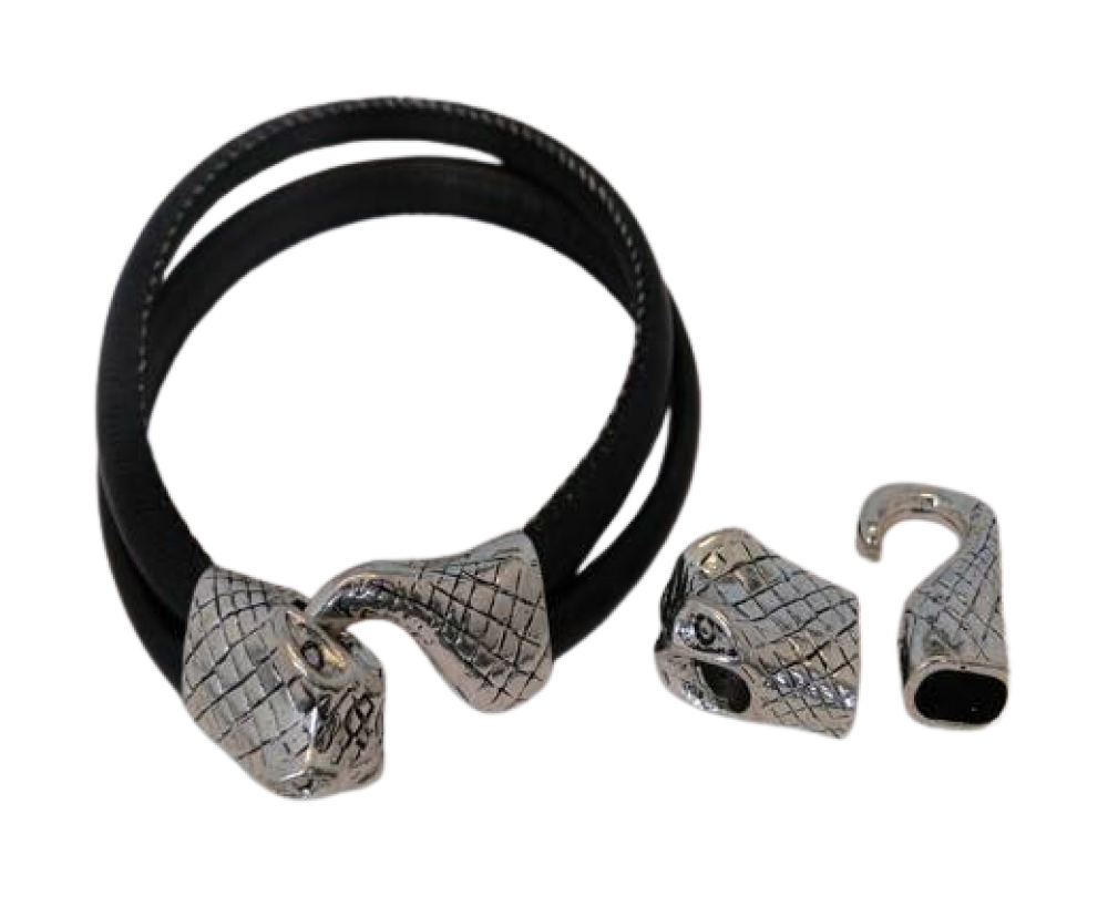 Zamak hook clasp -ZAML-74-10x6mm