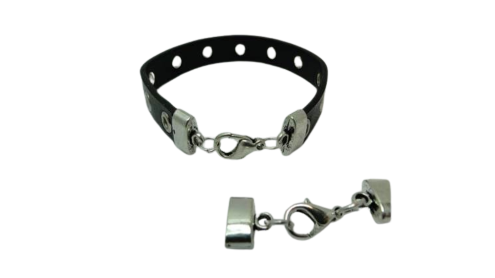 Zamak Lobster Claw Clasps-MGL-357-10x3mm-Silver