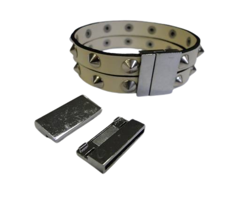 Zamak magnetic claps: MGL-212 20*2mm (steel)