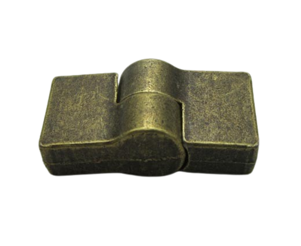 Zamak magnetic clasp: ZAML-30 10*3mm (Antique gold)