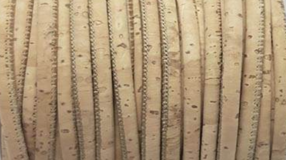 Real Cork Round - 3mm - Natural