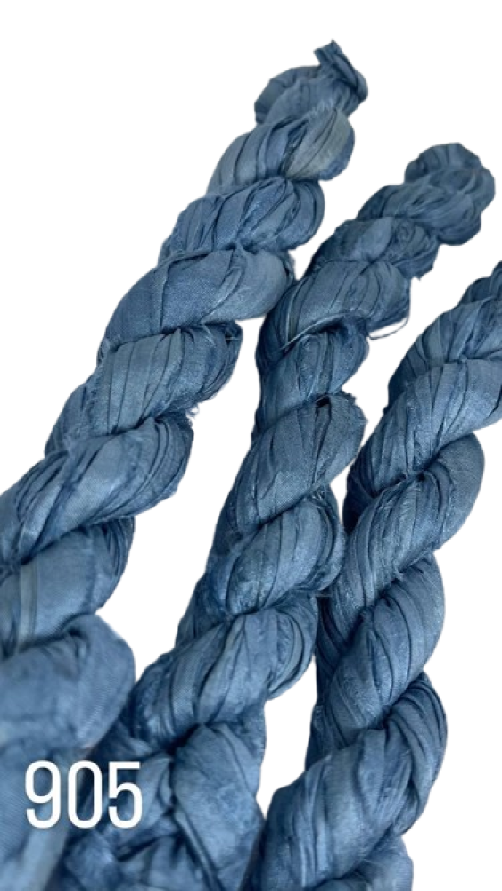 Sari Silk - Blue Slate - 905