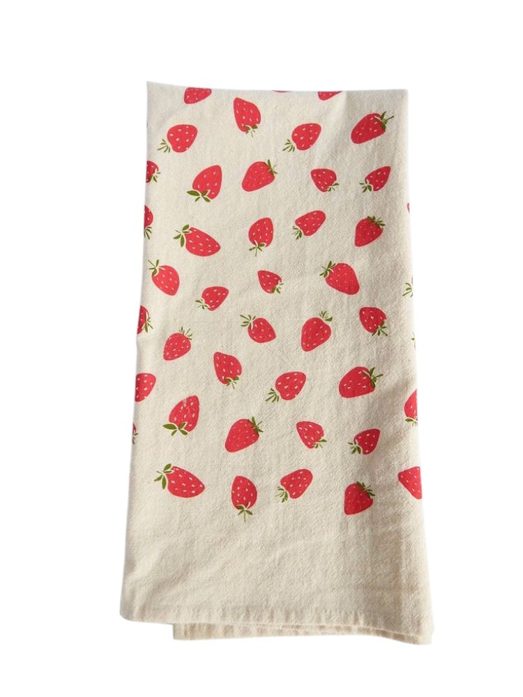 Strawberry Printed Towel