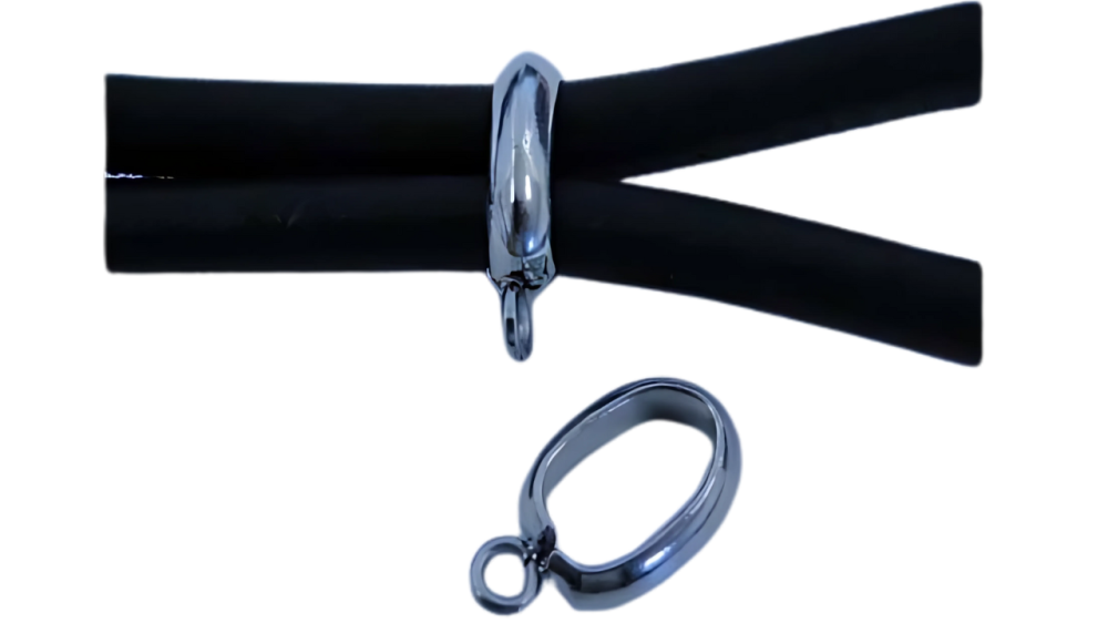 Stainless steel part for leather: SSP-448 11*7mm (Steel)