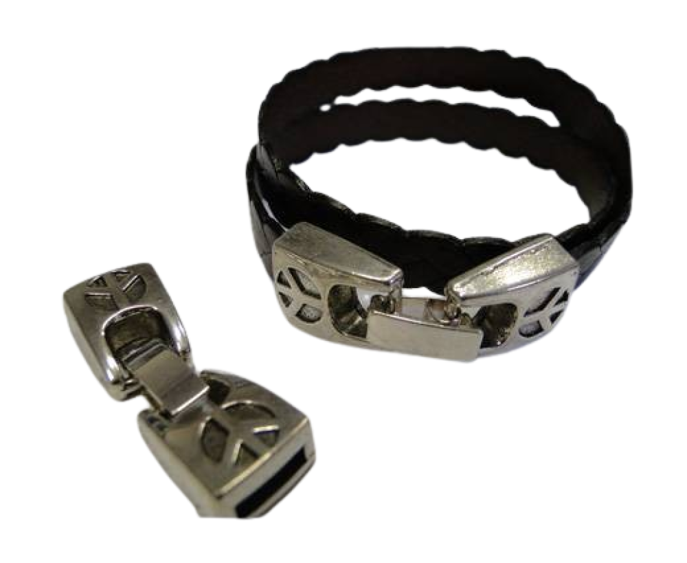 Zamak Snap Lock Clasp MGL-173-9*2mm