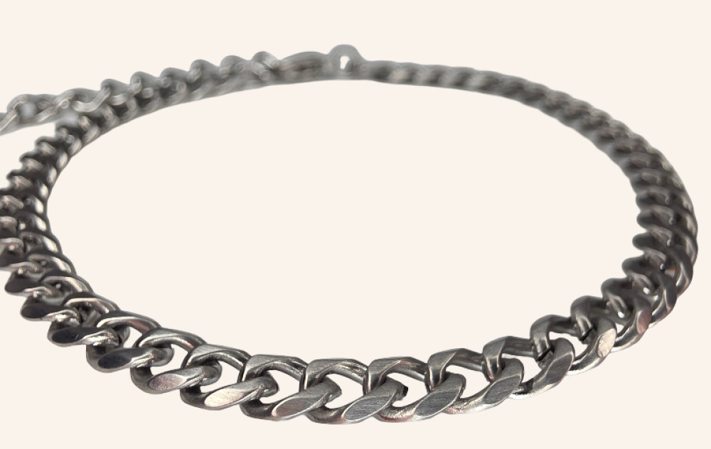 NK Chain Bracelet - Silver - 4mm - Item 983
