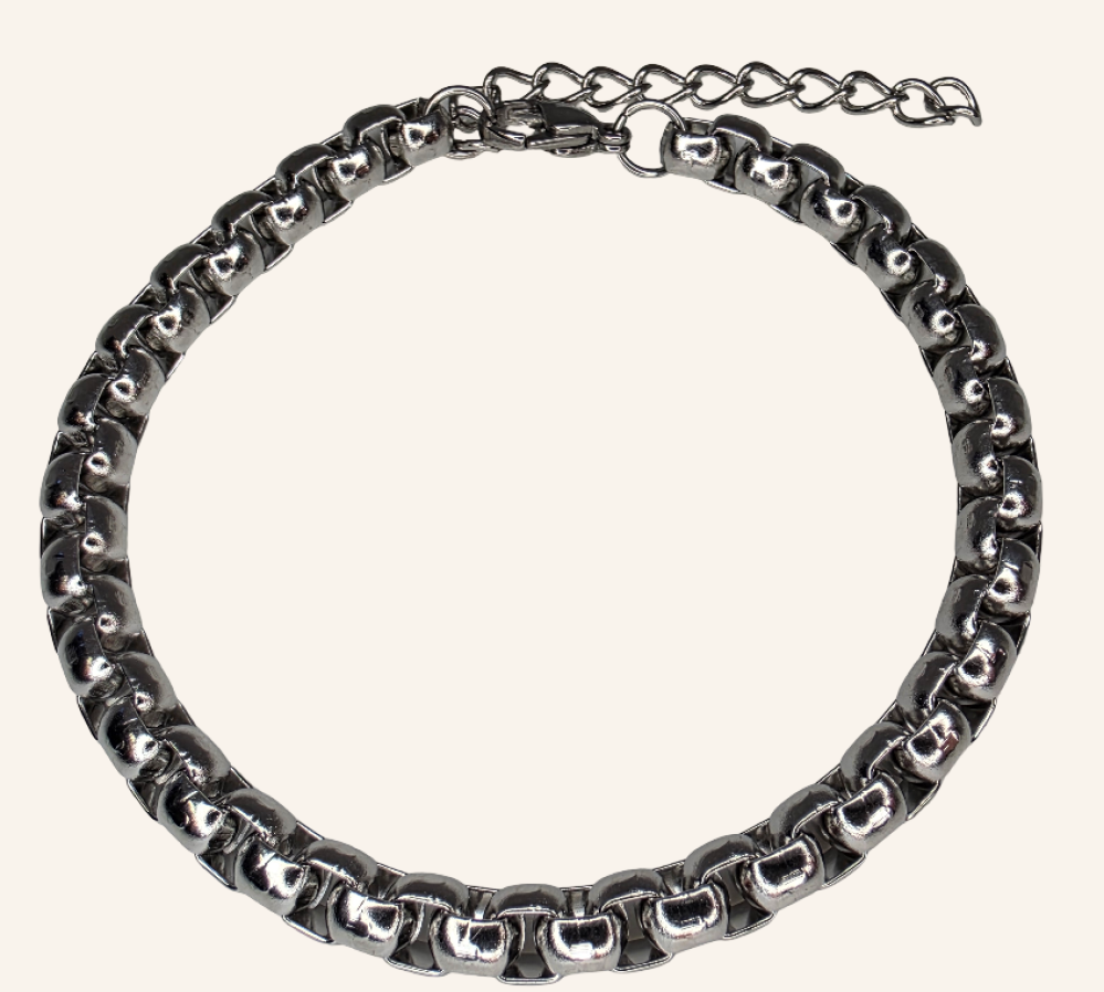 Rolo Chain Bracelet - Silver - 6mm - Item 911