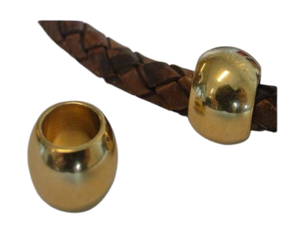 Stainless steel part for leather: SSP-61 7mm (GOLD)