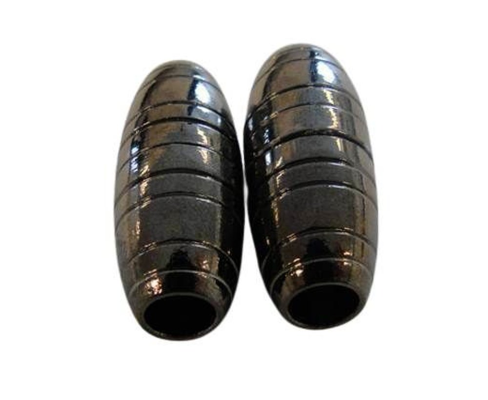 Zamak magnetic clasp: MGL 9 6mm (Black)