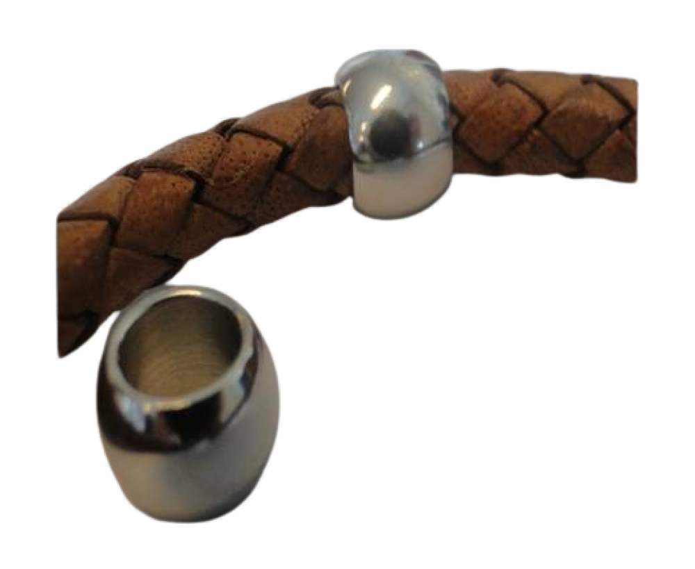 Stainless steel part for leather SSP-61 - 6mm