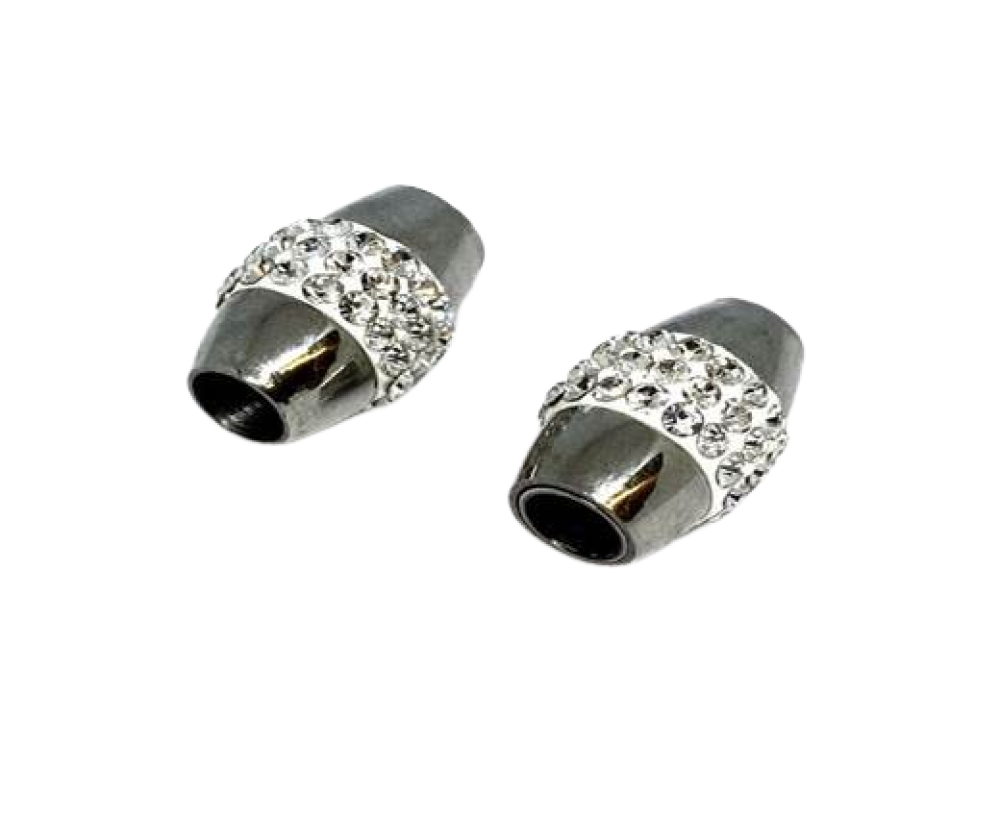 Stainless Steel Magnetic Clasp: MGST-192 6mm (steel)