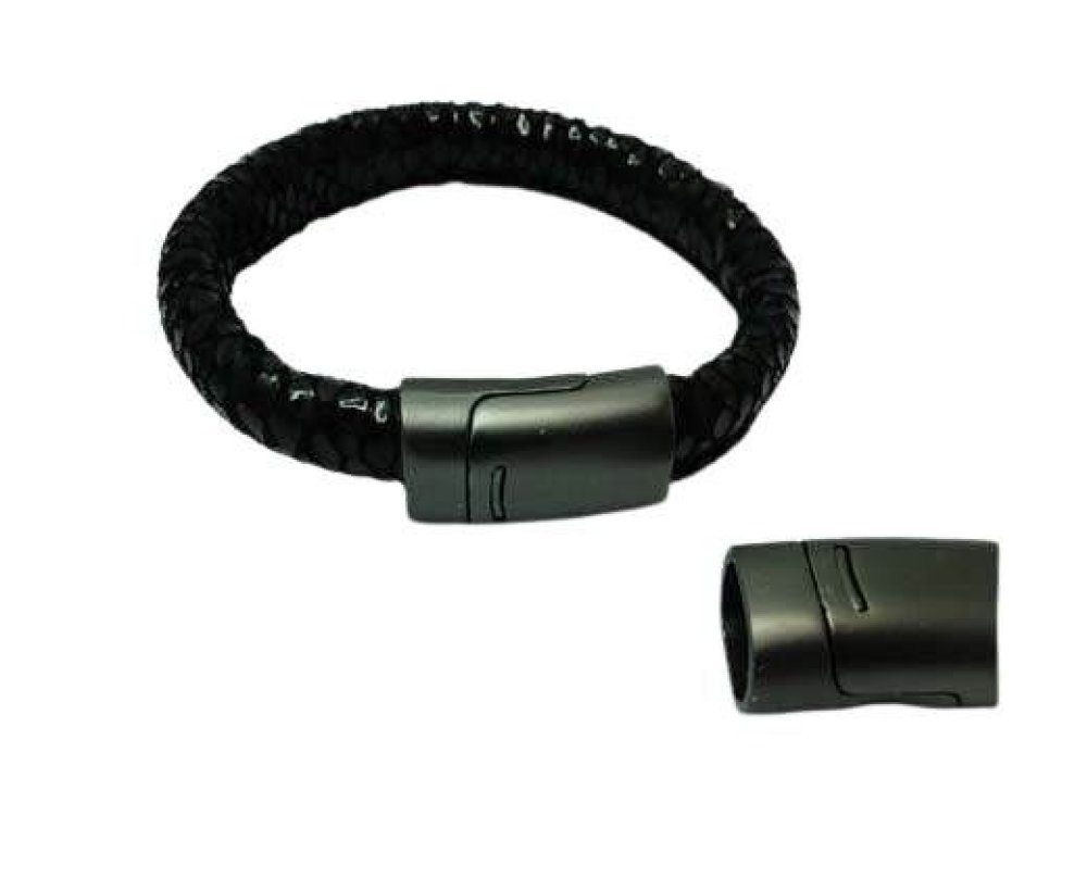 Zamak magnetic claps MGL-320 -10x6,5mm-BLACK MATT