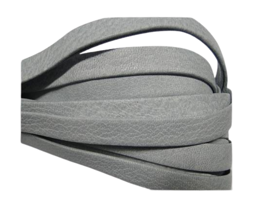 Real napa 10 mm Flat - Plain style White grey