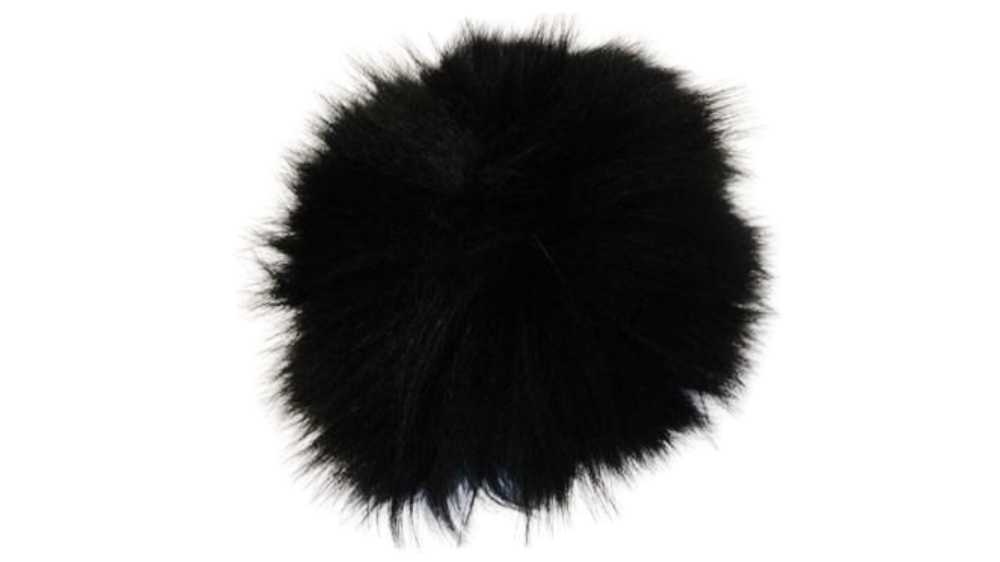 Fox Fur-Black -14cms