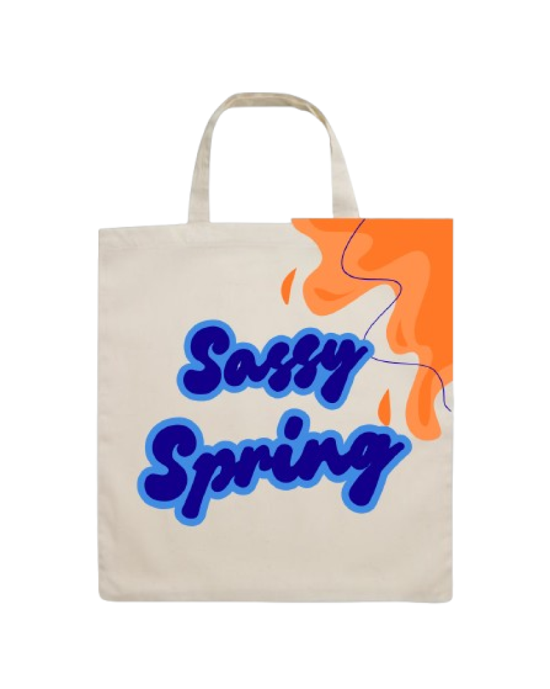 Cotton Tote Bag - Sassy Spring