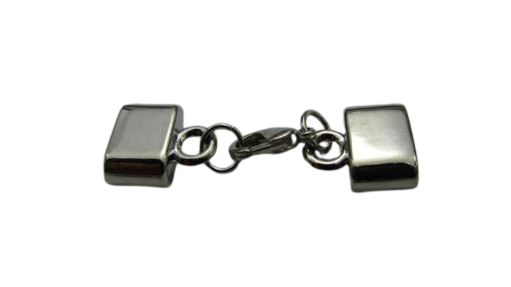 Zamak Lobster Claw Clasps: ZAML-03 (Antique Silver)