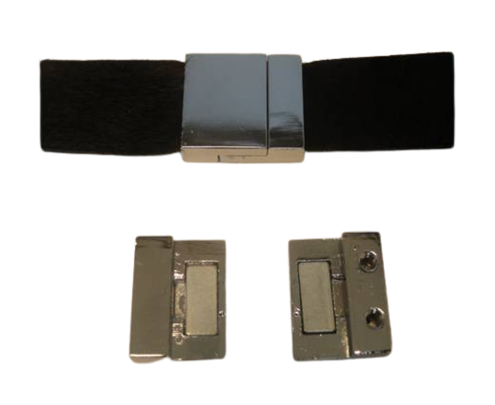 Zamak magnetic claps: MGL-122 20*2,5mm (Antique Silver)