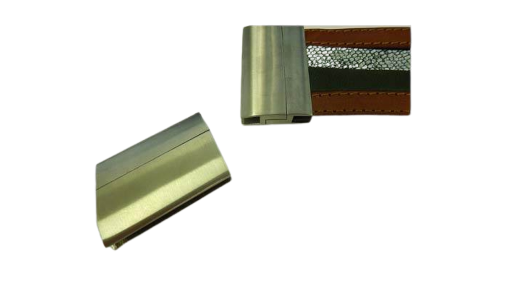 Stainless Steel Magnetic Clasp,Matt,MGST-111-40*3.5mm