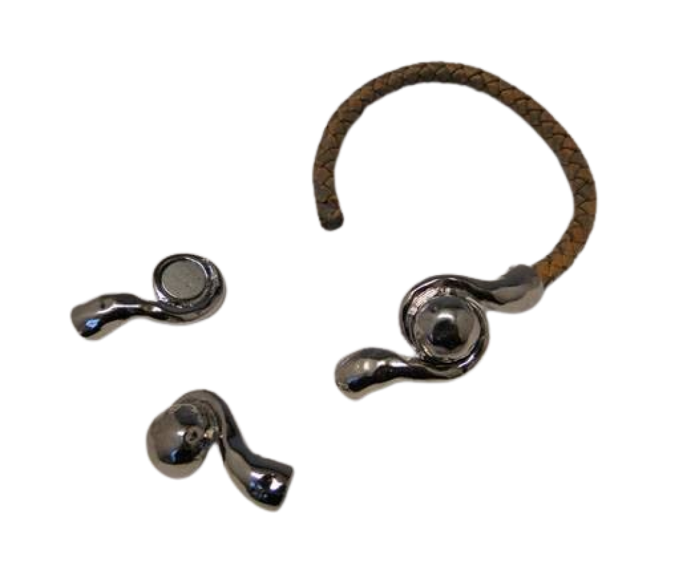 Zamak magnetic claps: MGL-34 7mm (Antique Silver)