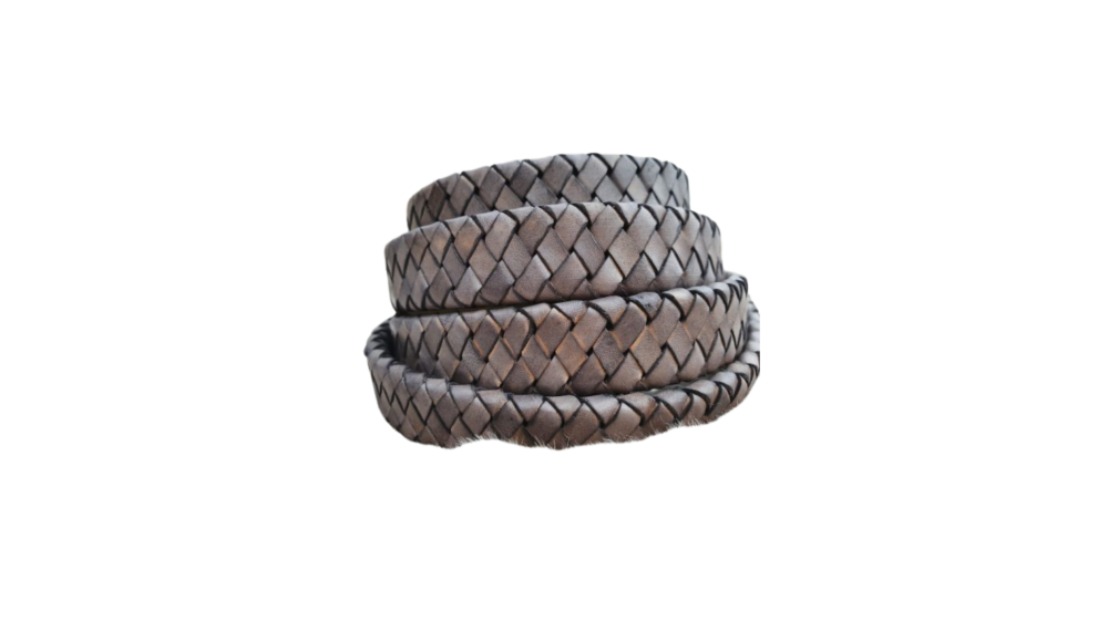 Oval Braided Leather Cord-15.5*4.5mm-SE_DB_12