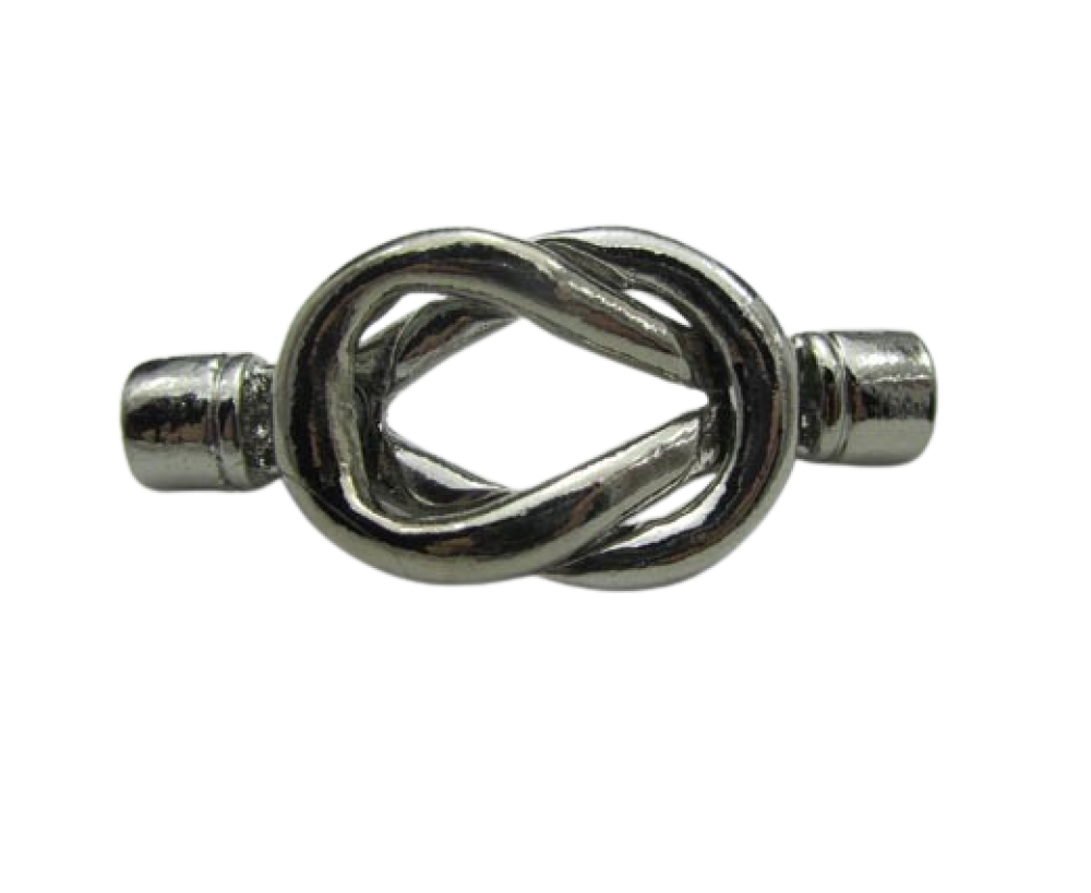 Zamak Magnetic Clasp: ZAML-09 6mm (steel)